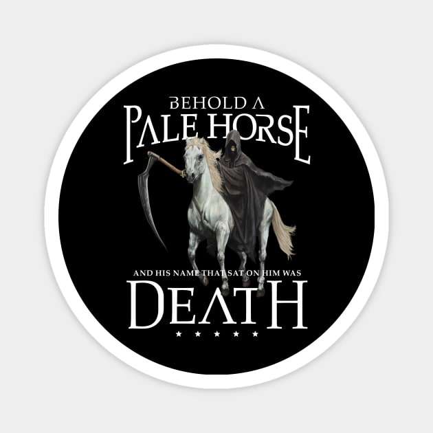 Death - One of the Four Horsemen of the Apocalypse Magnet by Mystik Media LLC